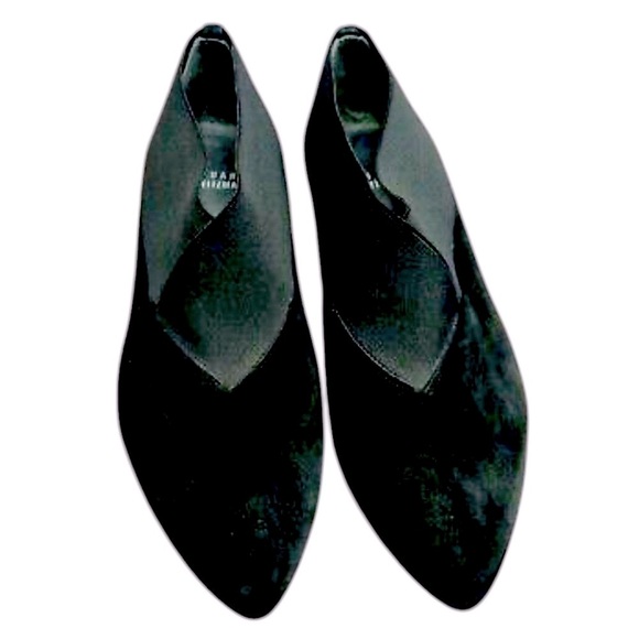 Stuart Weitzman Elastique Bootie Black Ankle Mid High Slip On Spain size 8‎ - Picture 5 of 7